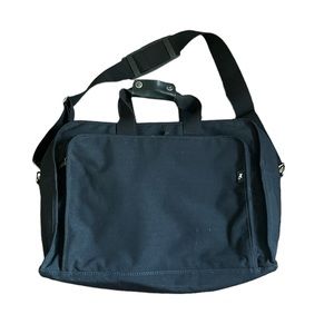 Agnes b black. Canvas weekender bag